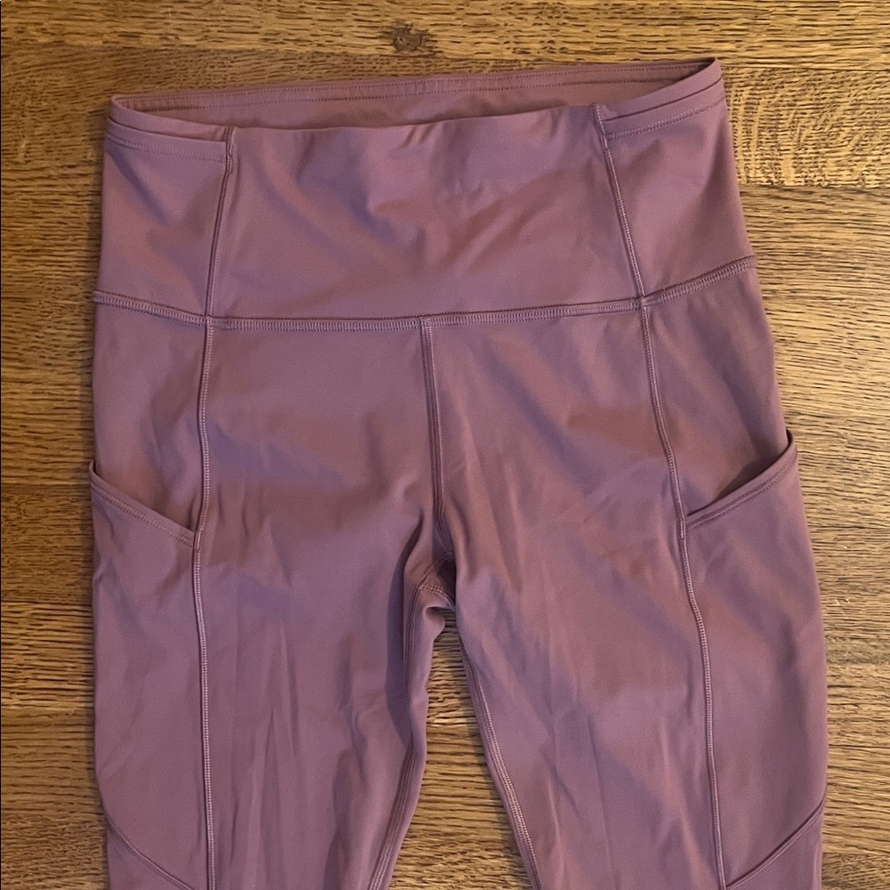 Mauve Fast and Free Leggings with Pockets